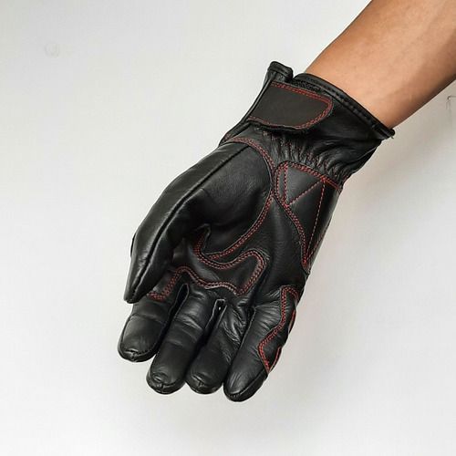 Guantes Moto Calle Inmotion Leather Negro/Rojo-1
