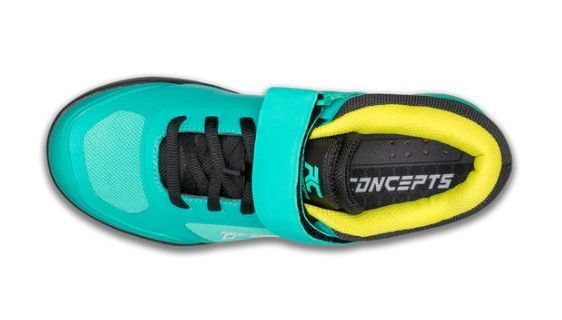 Zapatillas Bike Mujer Ride Concepts Traverse Azul/Amarillo-3