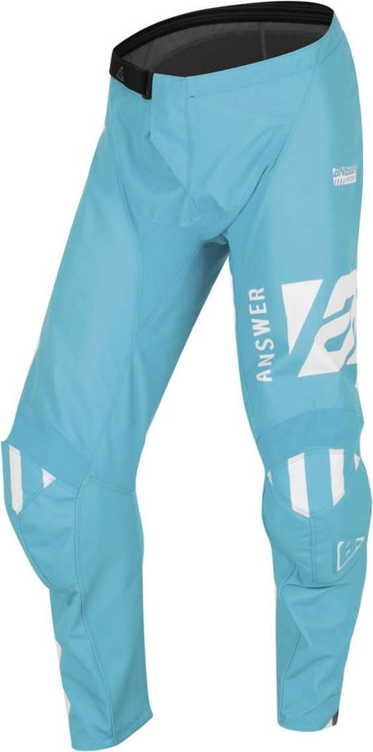 Pantalon Moto Mx Answer Syncron Celeste/Blanco-0