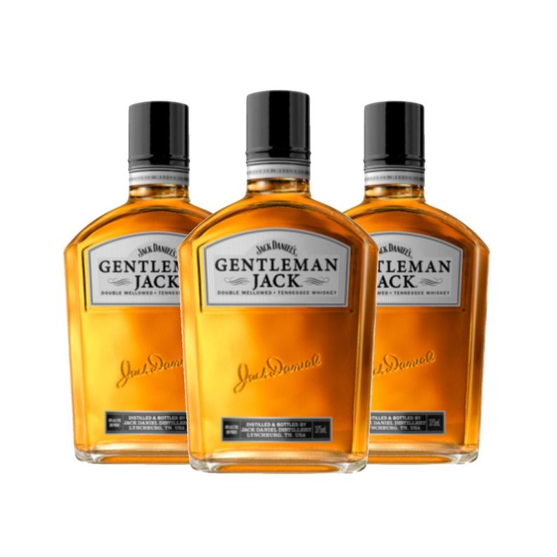 JACK DANIELS GENTLEMAN 375 CC X 3 UNIDADES-0