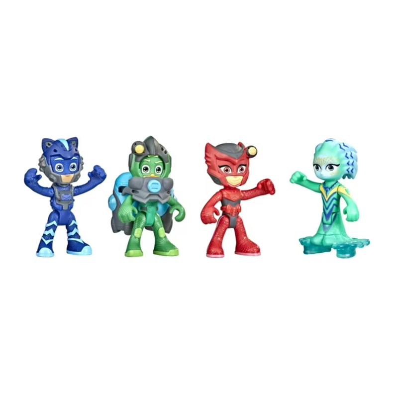 Pj Masks Underwater Heroes 4 Figuras Hasbro-1