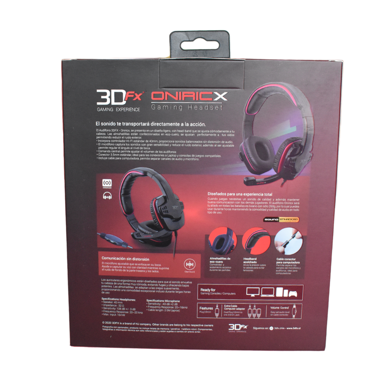 Audífonos Gamer Alámbricos Mlab Color Rojo-2