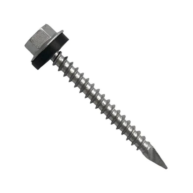 Tornillo Autoperforante Hexagonal Para Techo Punta Espada 10 X 2 - 100 U-0