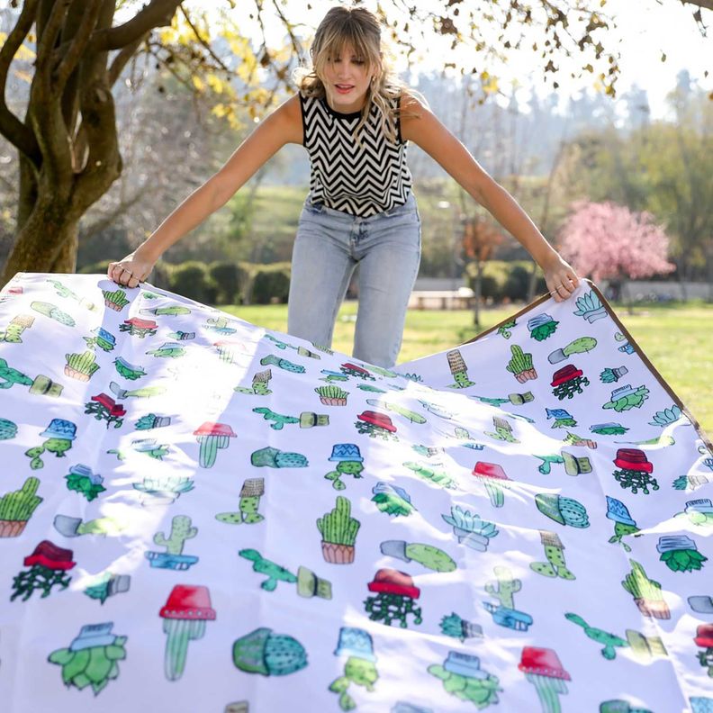Manta de picnic anti manchas XL cactus Paper-Home-3