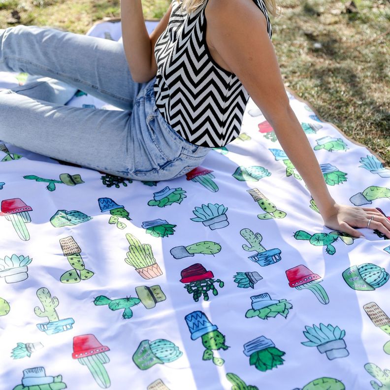 Manta de picnic anti manchas XL cactus Paper-Home-6