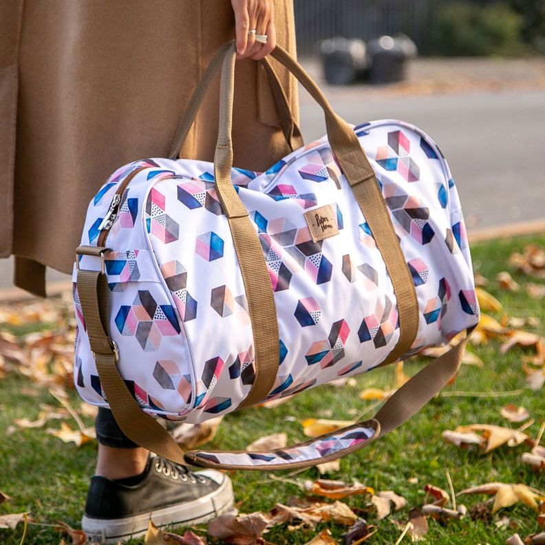 Bolso de viaje sustentable hexágonos Paper Home-2