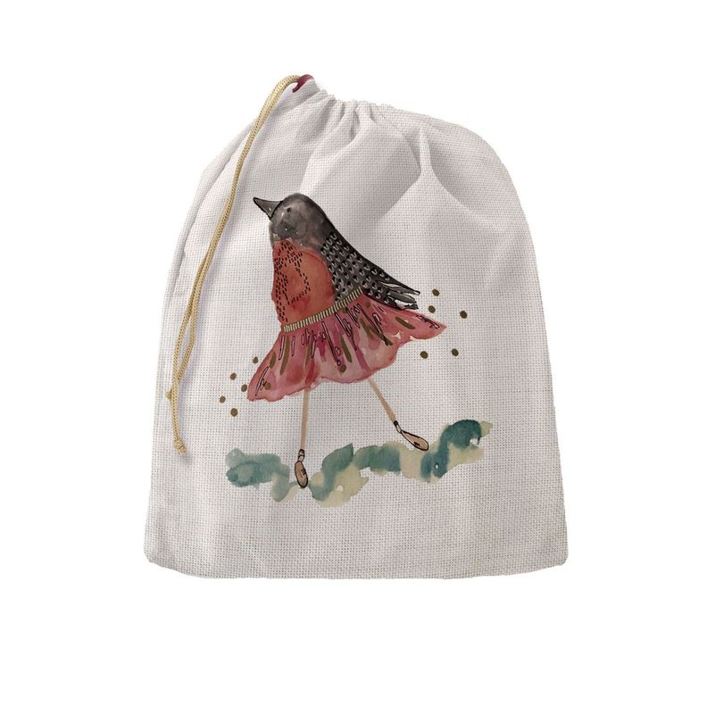 Bolsa organizadora de juguetes infantiles y bebés diseño pájaro bailarín Paper Home-0