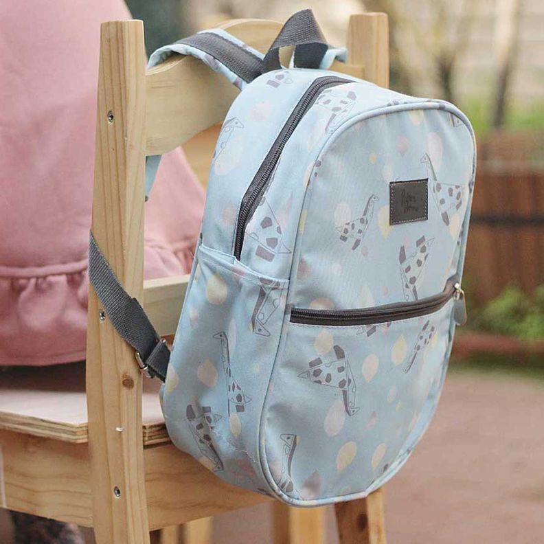 Mochila Infantil niños sustentable diseño jirafas Paper Home-3