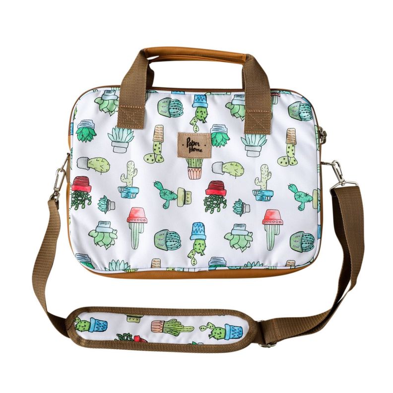 Bolso de notebook sustentable 13" y 14" pulgadas Cactus Paper Home-0