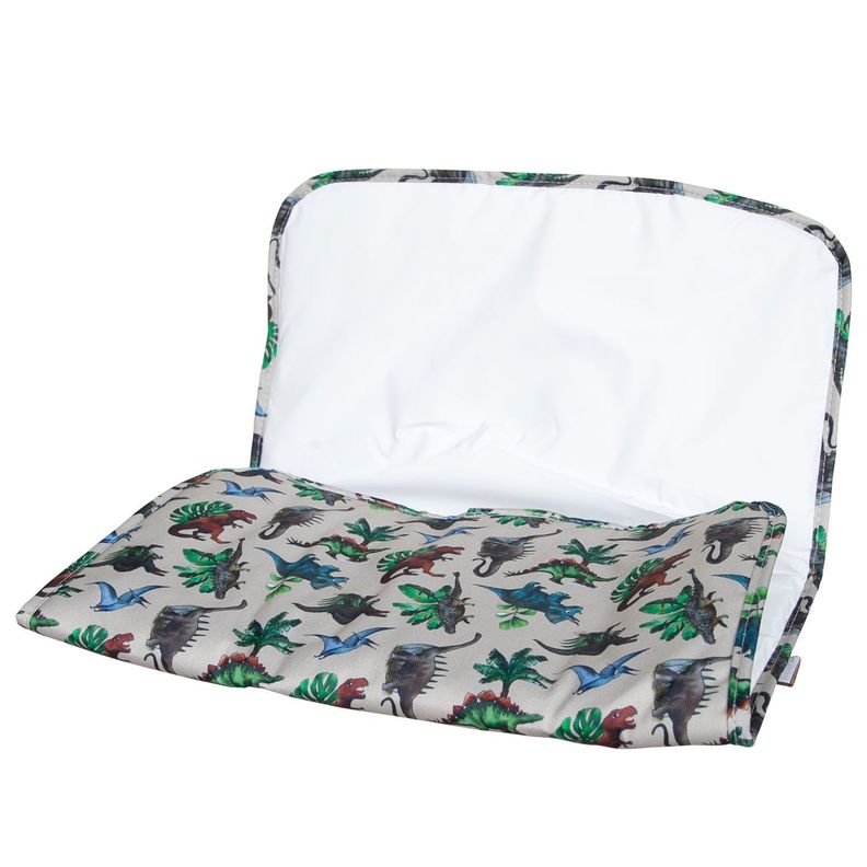 Bolso con Mudador infantil sustentable dinosaurios Paper Home-2