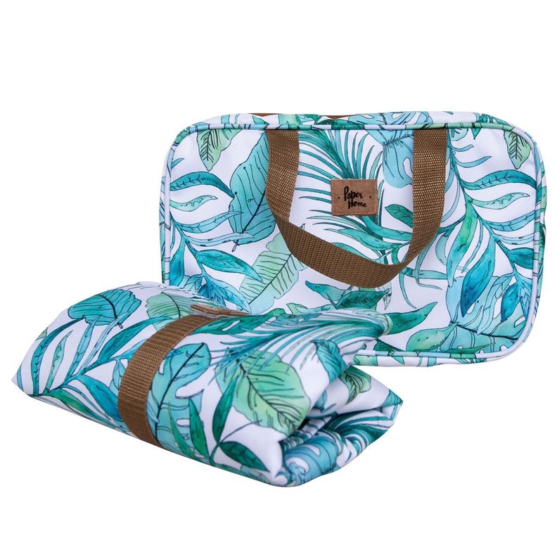 Bolso con Mudador infantil sustentable botánico Paper Home-0