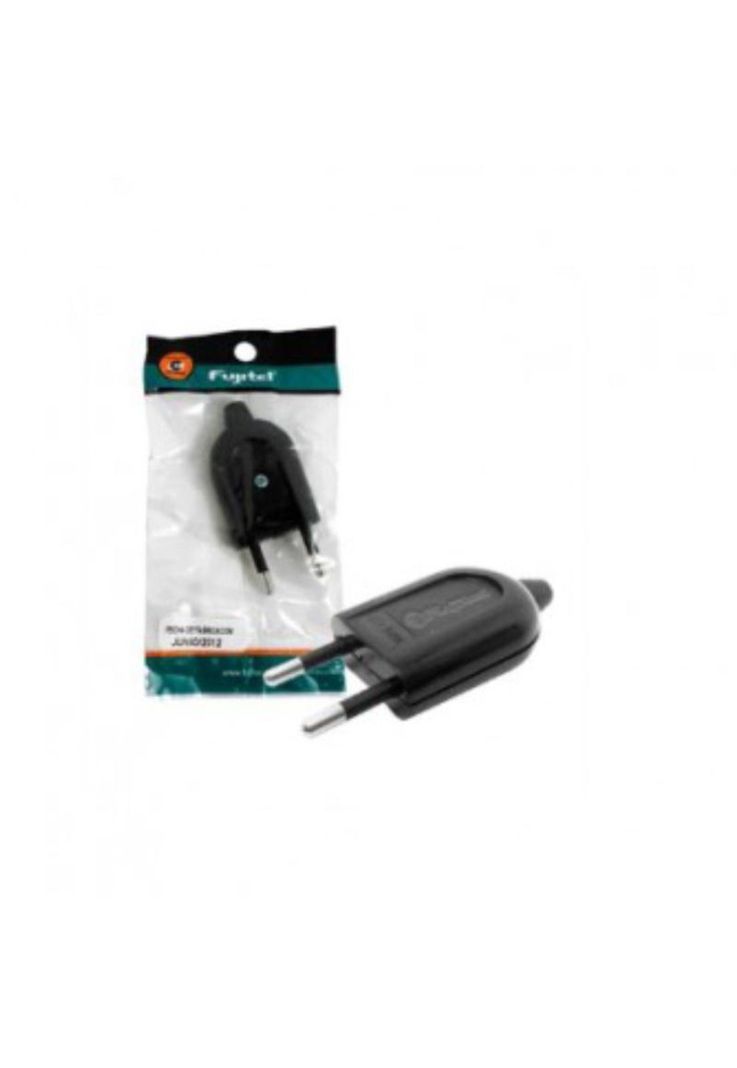 Enchufe Fijo 2p Negro Fujitel-0