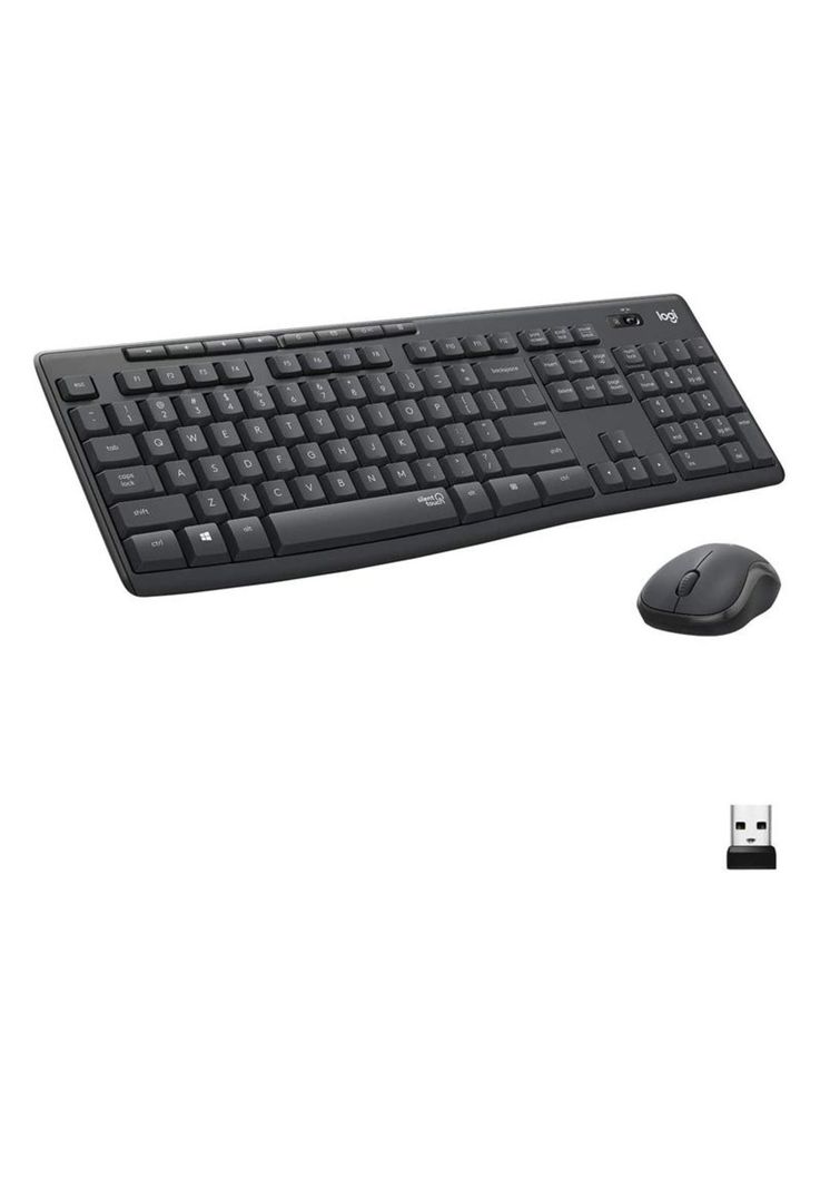 Kit teclado Mouse Inalámbrica Silenciosa MK295-3