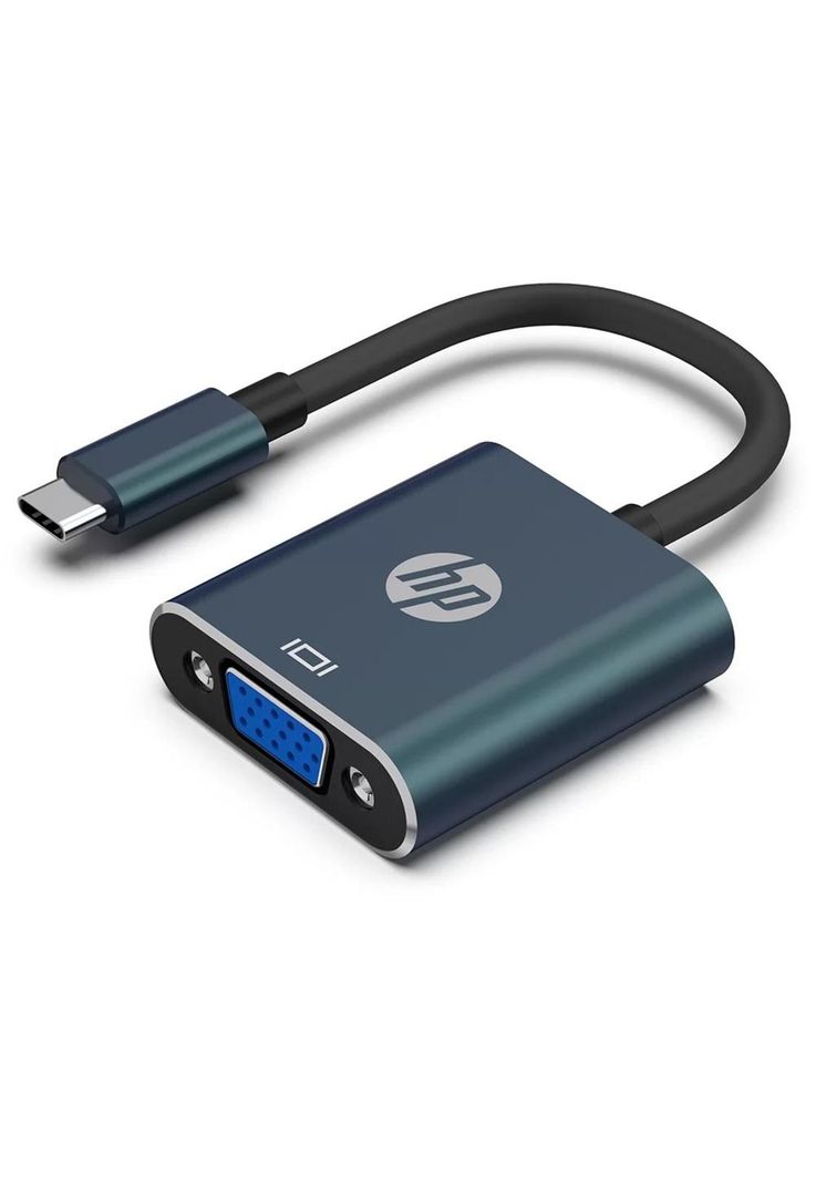Adaptador Usb Tipo C A Vga Hembra Azul HP Dhc-ct201-0
