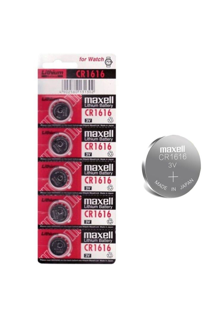 Blister 5 Pilas Litio 3V Maxell Cr1616-2