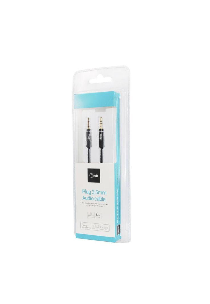 Cable Auxiliar Plug 3.5 Mm Audio 1 Mt-3