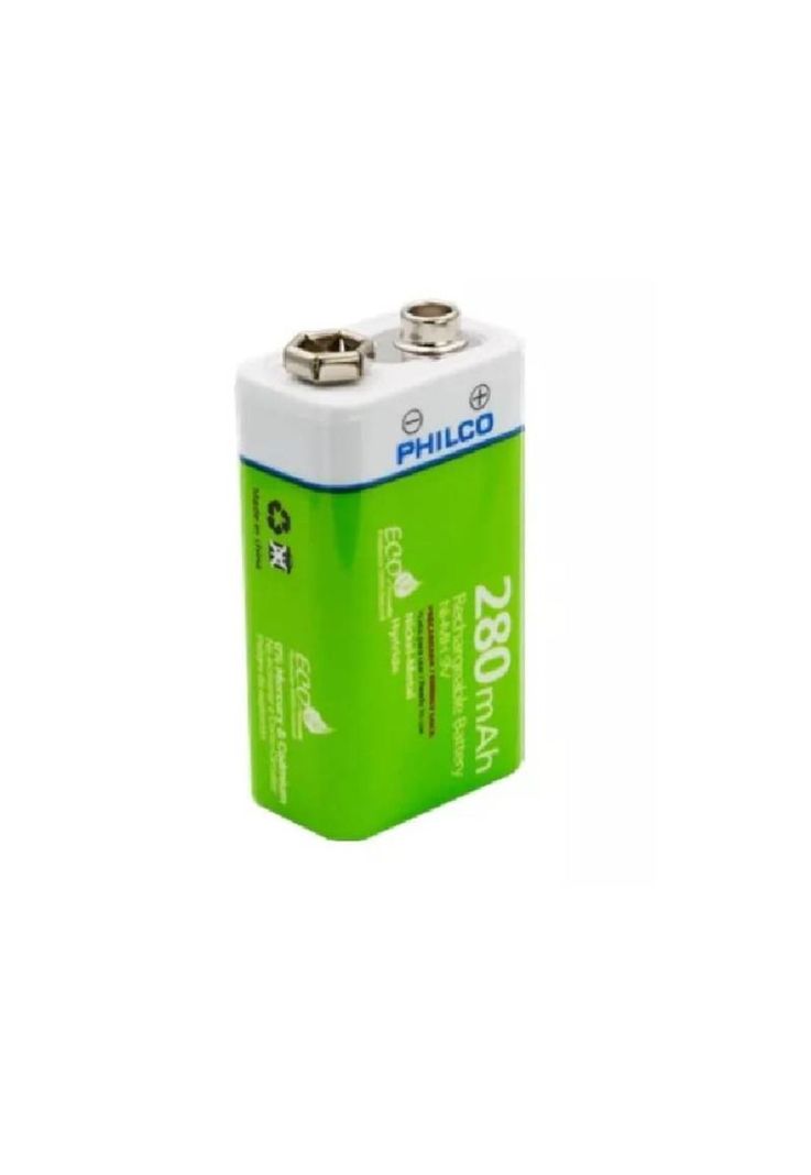 Batería Recargable Ni-mh 9v 280 Mah Philco-0