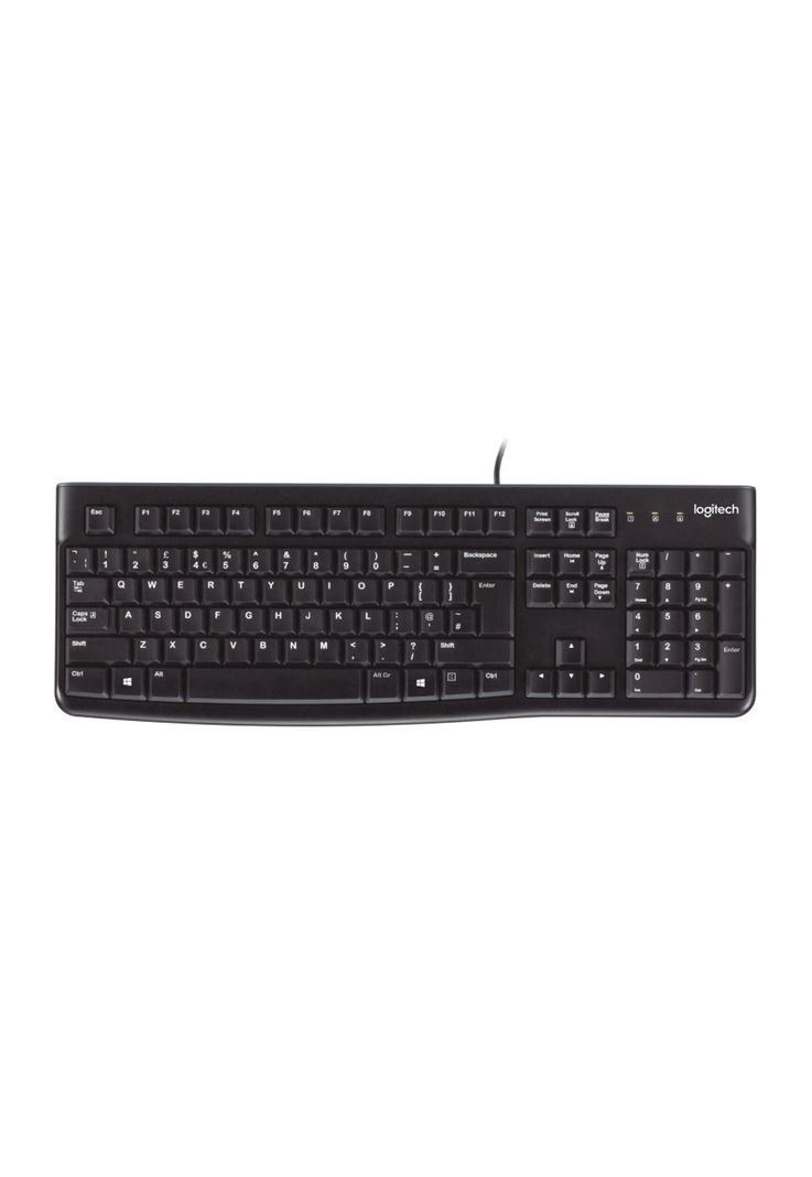 Teclado USB Estándar para Computadora Logitech K120-1