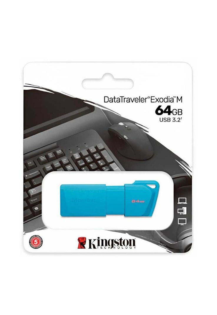 Pendrive USB Kingston DataTraveler Exodia M 64GB 3.2 Gen 1-0