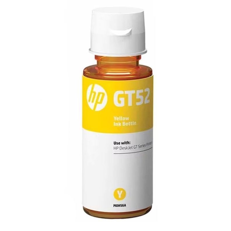 Botella de Tinta Original Amarilla HP GT52-0