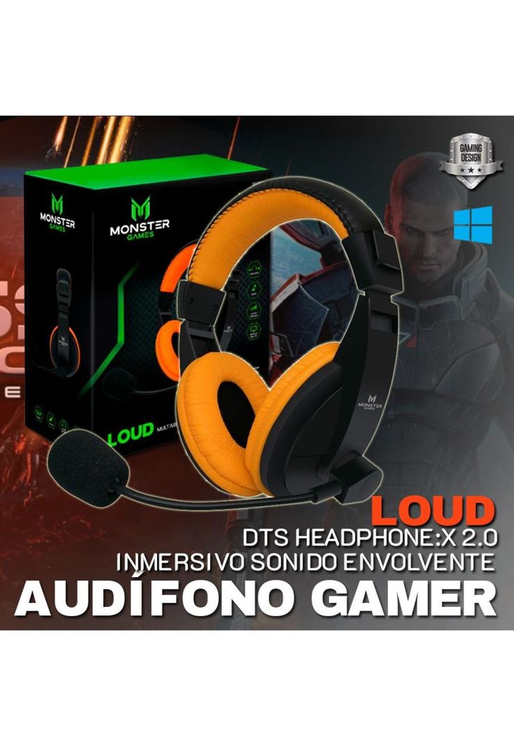 Audífonos Gamer Loud Over-ear-1