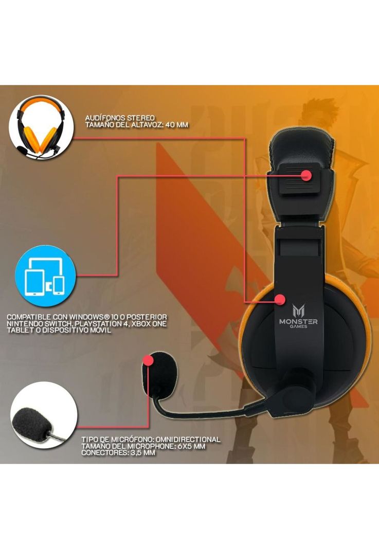 Audífonos Gamer Loud Over-ear-3