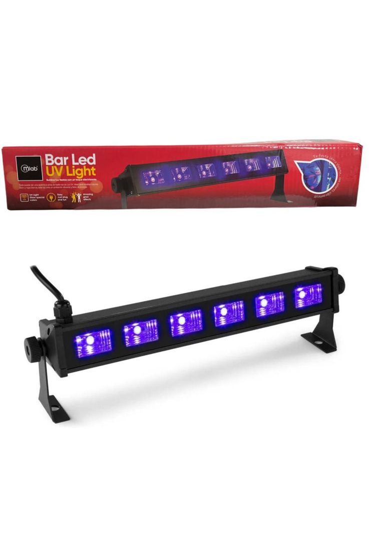 Barra de Luz led Mlab 9422 UV 6 Focos-0