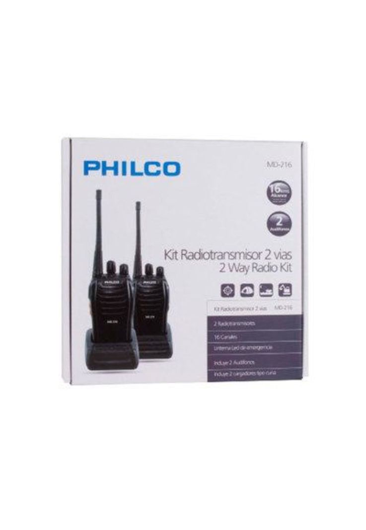 Kit Radiotransmisor Philco Portatil 16 Kms-1