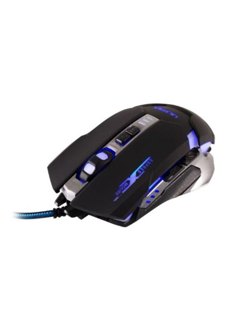 Mouse Alámbrico Ultra X 10 Retro-Iluminado Gaming USB 6 Botones-0