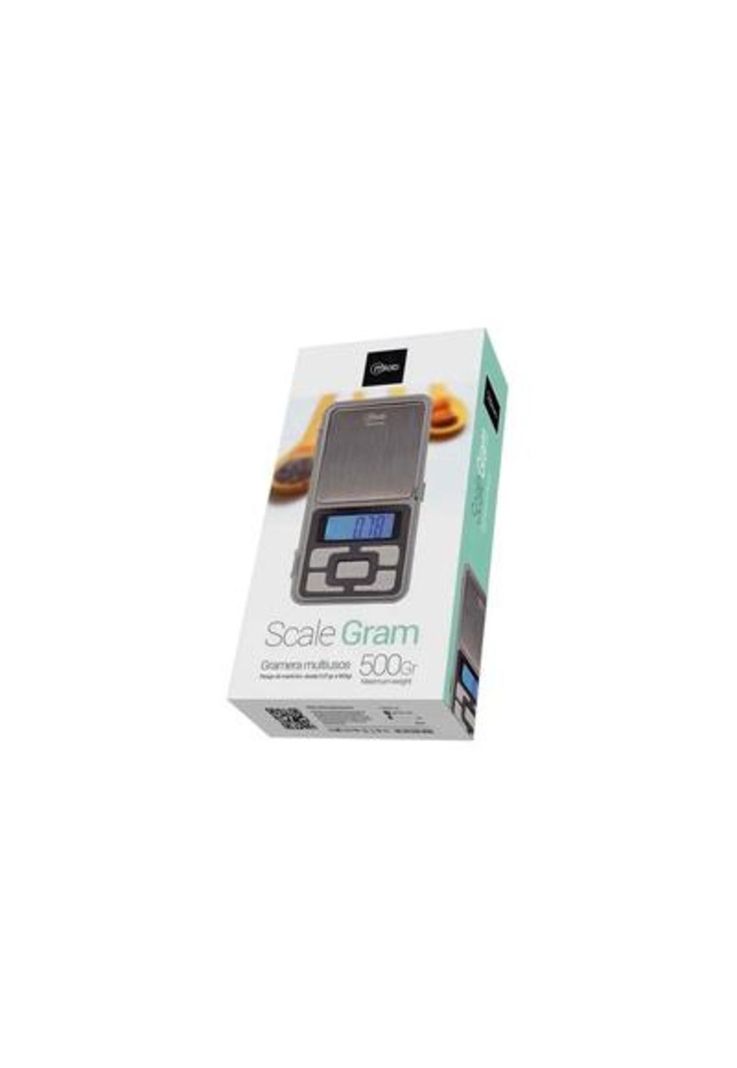 Balanza Portátil Gramera Scalegram 500g Plateada-2