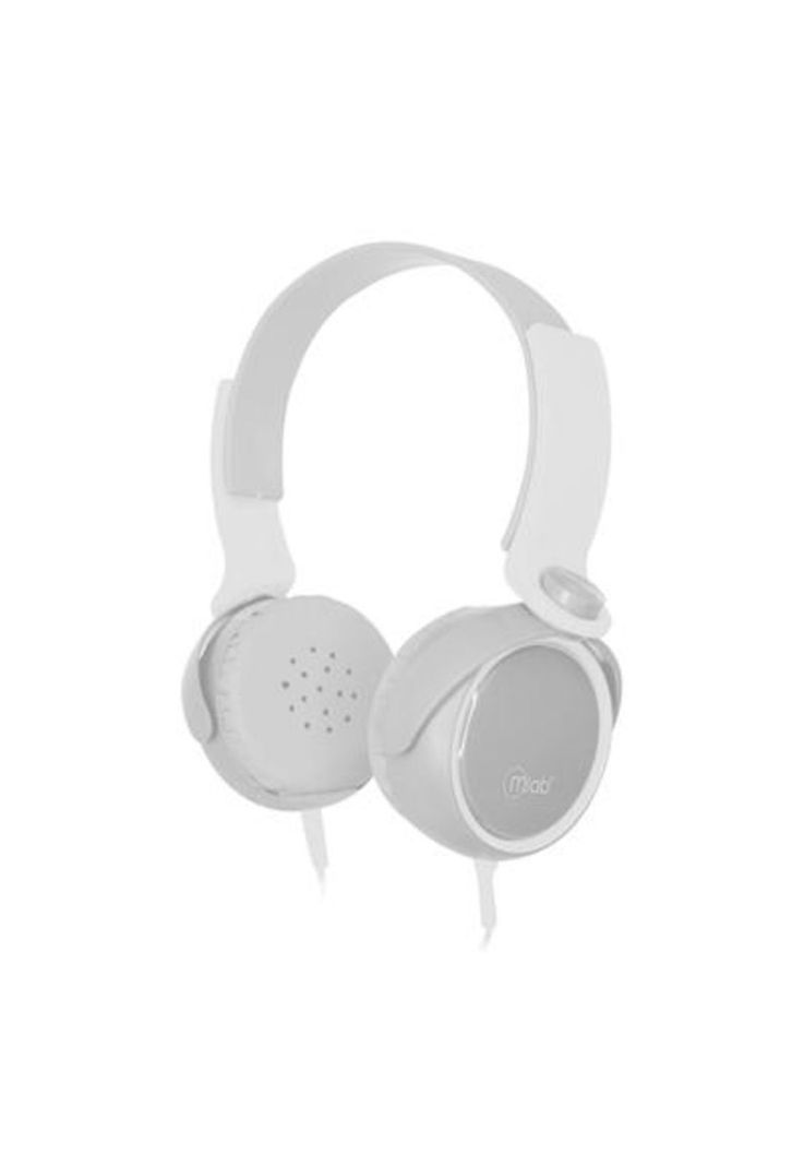 Audífonos Extrabass Over Ear Alámbricos Mlab Blanco-0