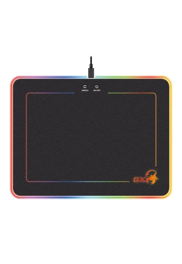 Mouse Pad Genius 600H RGB Antideslizante-0