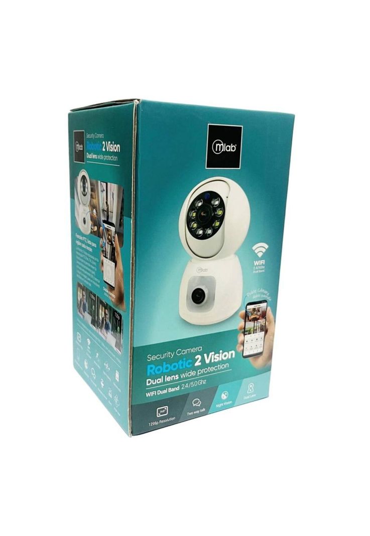 Camara de Seguridad Mlab Doble Lente Full HD 9418-1