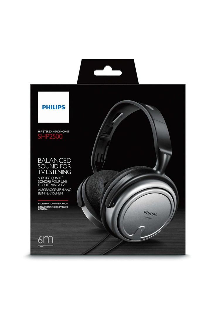 Audífonos Philips SHP2500 Manos Libres Over-Ear-7
