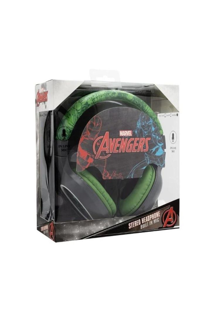 Audífono Juvenil MARVEL HULK, Over-Ear - Micrófono-3