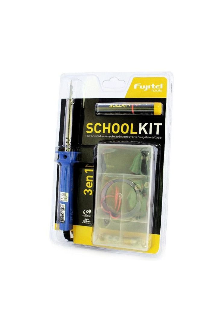 Kit Cautin Soldadura Ampoll Fujitel C/Base Cables Prueba-0