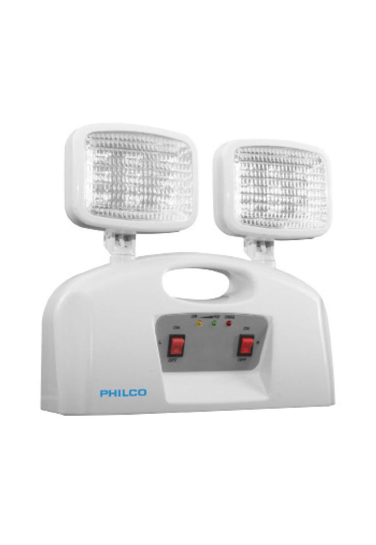 Lámpara De Emergencia 2 Focos 9 Led Philco-0