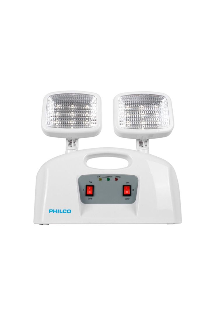 Lámpara De Emergencia 2 Focos 9 Led Philco-1