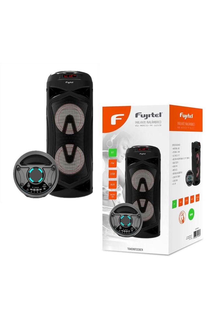 Parlante Inalambrico Fujitel Bluetooth 10w-0