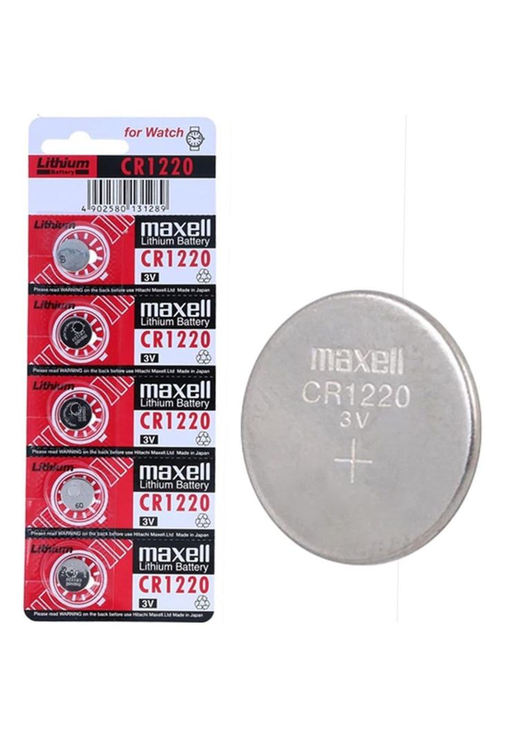 Blister 5 Pilas Litio 3V Maxell Cr1220 -0