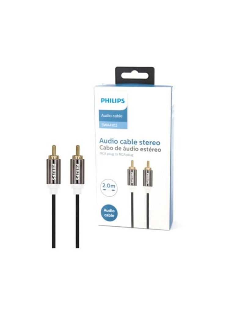 Cable de Audio Philips SWA4102/59 RCA a RCA 2 Mt-1