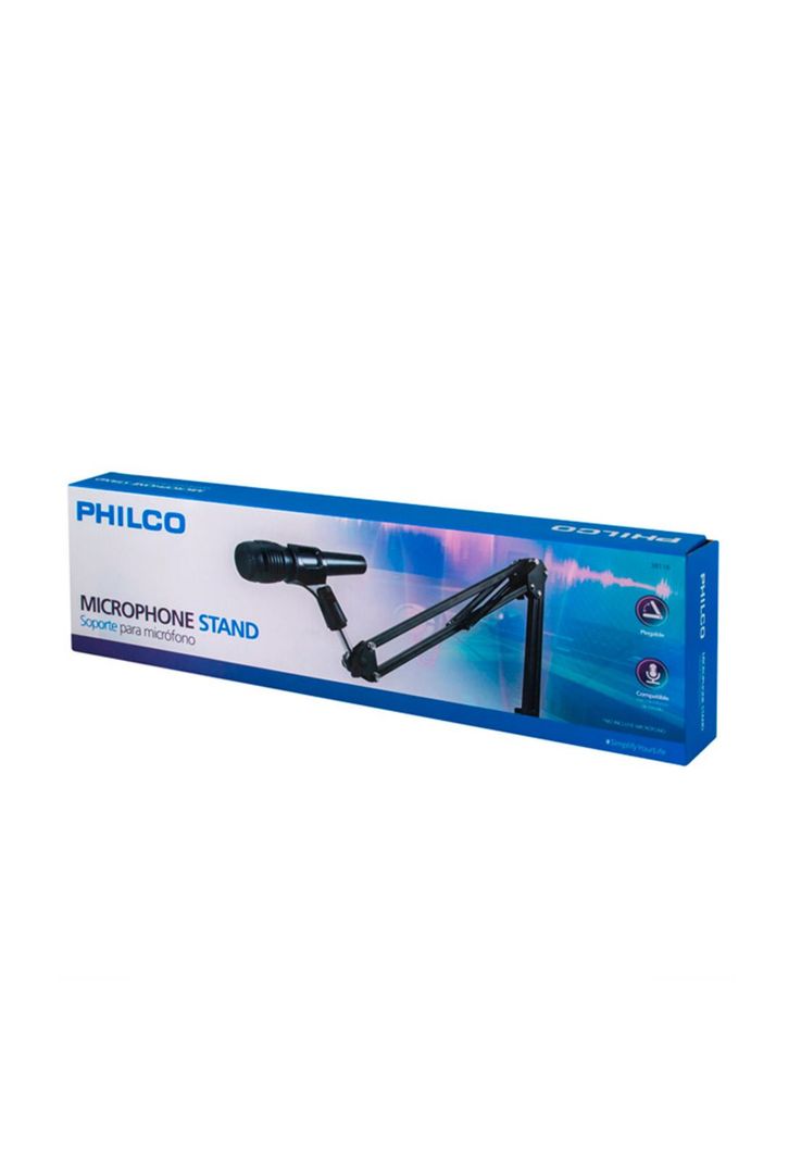 Stand Metálico Para Micrófono Philco 1kg-3