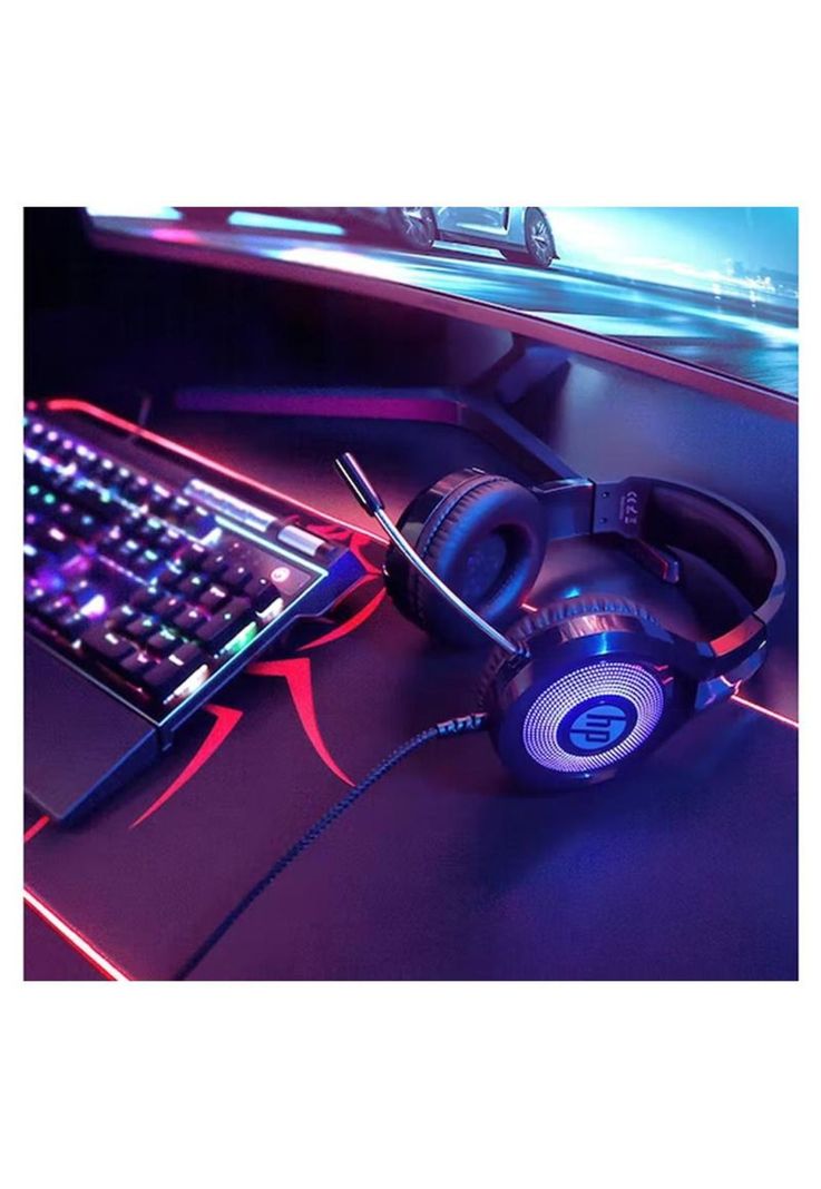 Audífonos Gamer HP DHE-8010 Led Over-Ear-6