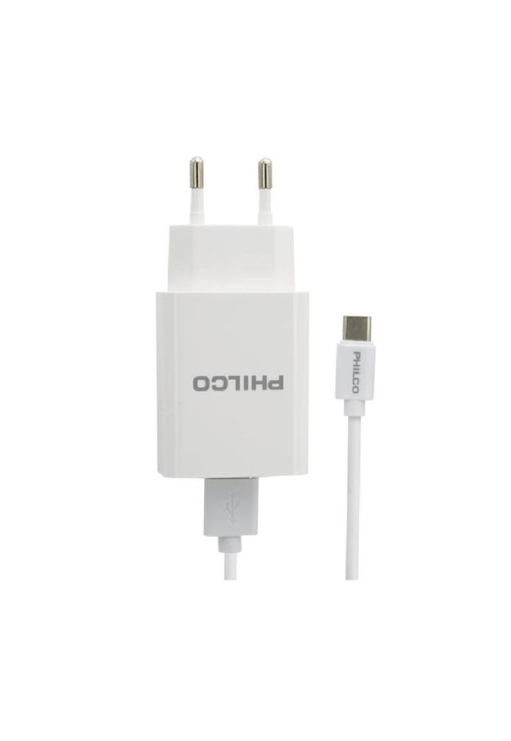 Cargador de Pared Philco Qualcom c puerto USB C y Cable Lightning-2