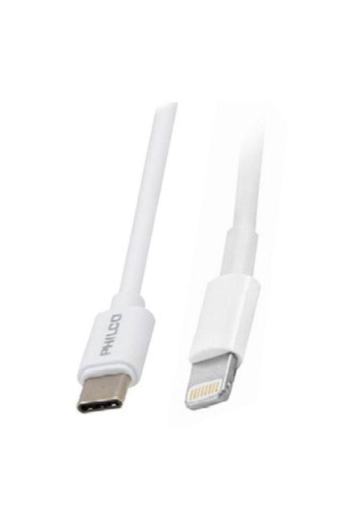 Cargador de Pared Philco Qualcom c puerto USB C y Cable Lightning-0