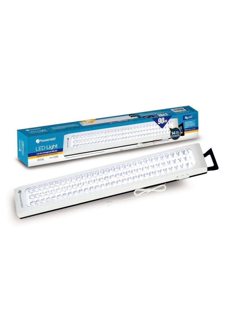 Lampara Powerlab De Emergencia 90 Led 5w Blanco Mlab-0
