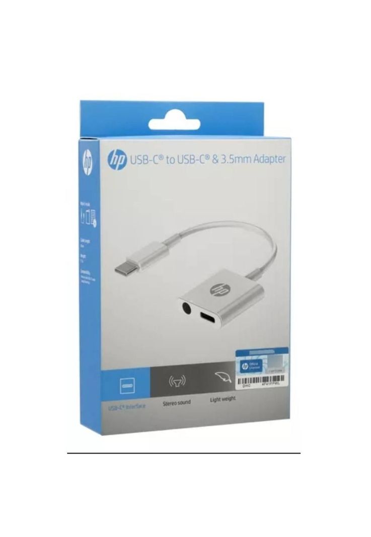 Adaptador HP USB-C a Jack 3.5 y USB-C-3