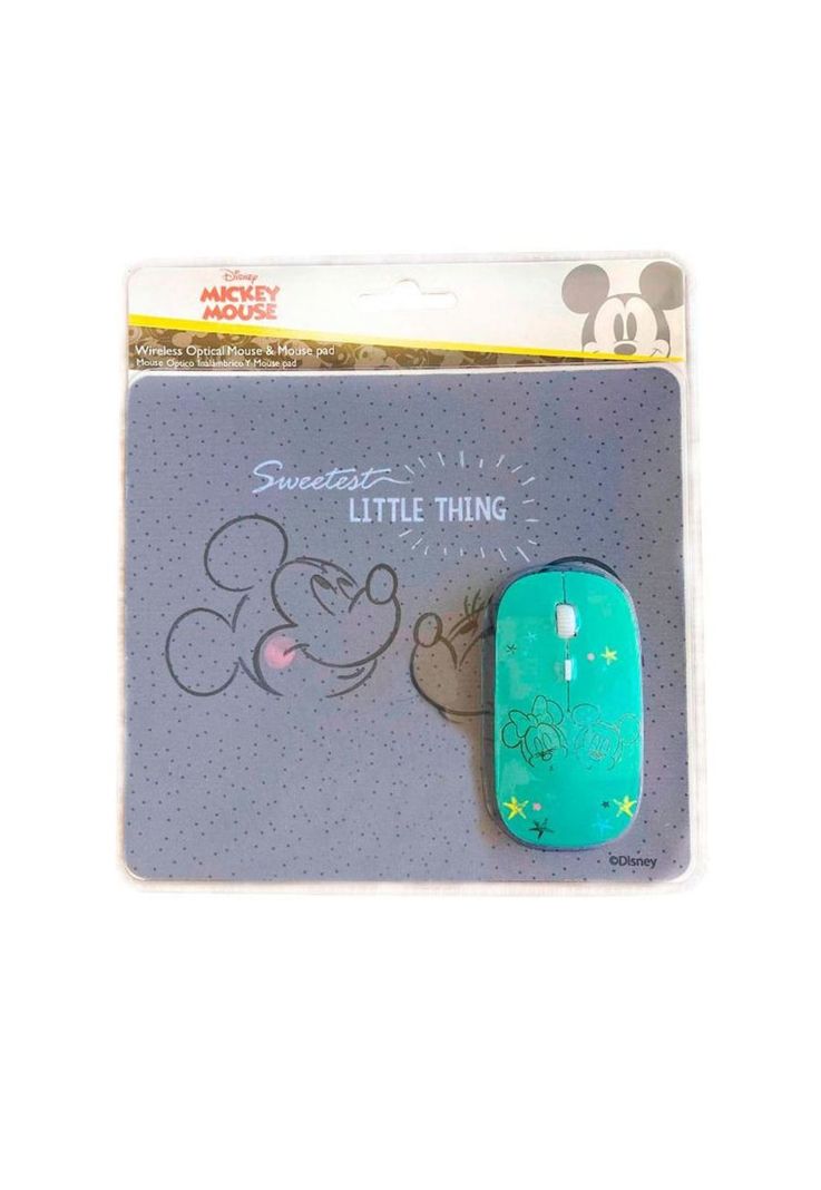 Kit mouse inalámbrico + mousepad Mickey Mouse-2