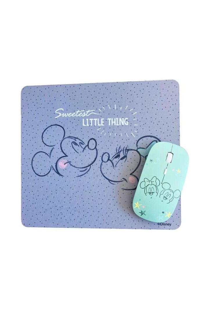Kit mouse inalámbrico + mousepad Mickey Mouse-3