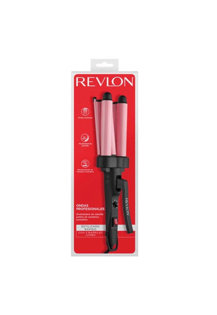 Ondulador Waver Jumbo Revlon Rosa Edición Limitada Fx-2